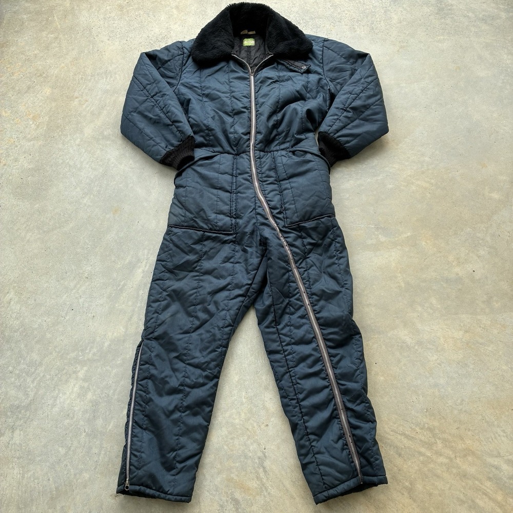 Vintage 1960s Medium Sears Insulated Suit Ski/Snowmobile Snowsuit Made In USA
